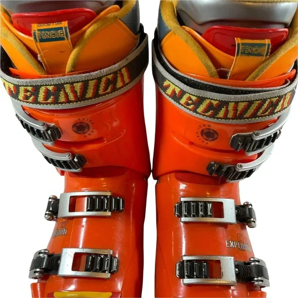 Tecnica TNT Explosion 8 AVS Power Frame Carbon Size US7.5 UK41 Orange Ski Boots - Picture 7 of 14